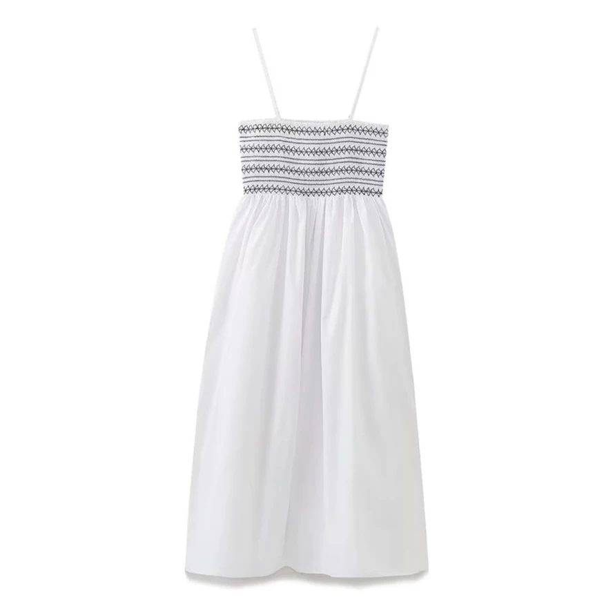 Jenny&Dave 2023 Holiday Beach Summer Dress Women Embroidery Poplin Suspender Dress Female
Jenny&Dave 2023 Holiday Beach Summer Dress Women Embroidery Poplin Suspender Dress Female