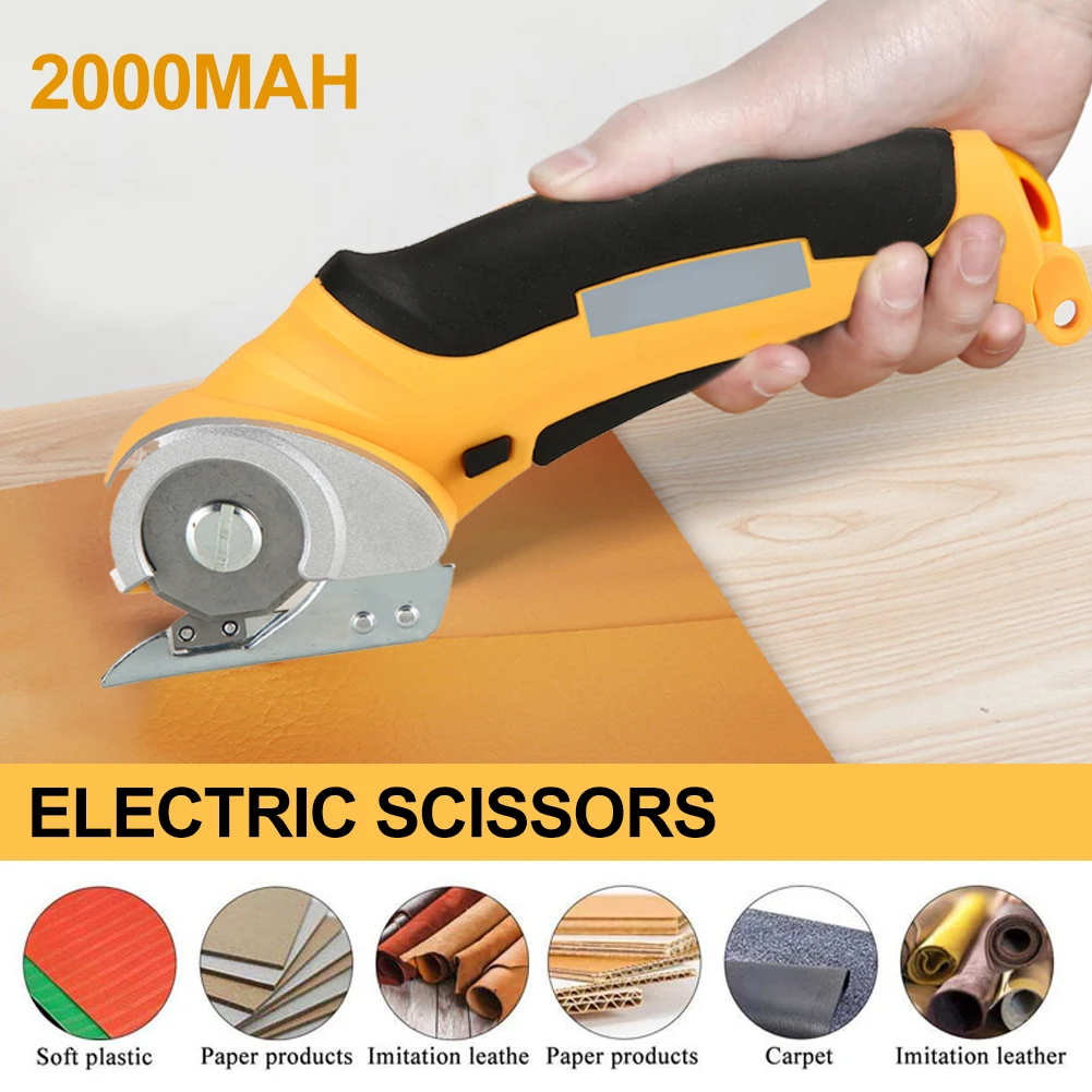 USB Cordless Electric Scissors Multifunctional Rotary Cutter Shear For Home Fabric Leather Cloth Cardboard Cutting Tool Recharge
USB Cordless Electric Scissors Multifunctional Rotary Cutter Shear For Home Fabric Leather Cloth Cardboard Cutting Tool Recharge