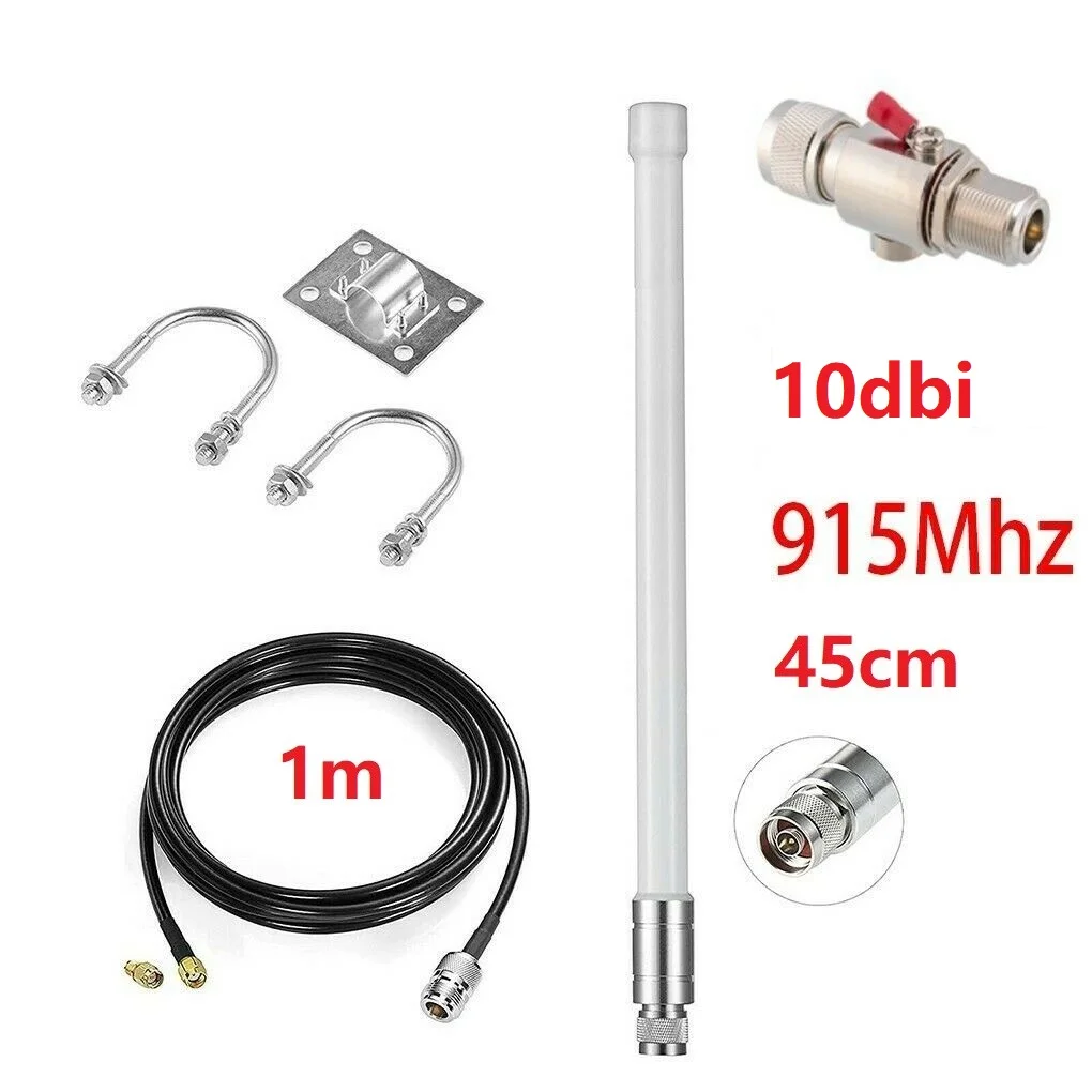 8-12DBi Helium Hotspot Miner Outdoor 915 Mhz LoRa Antenna Kit N Male Connector RG58 Coaxial Extension Cable For RAK Nebra Bobcat
8-12DBi Helium Hotspot Miner Outdoor 915 Mhz LoRa Antenna Kit N Male Connector RG58 Coaxial Extension Cable For RAK Nebra Bobcat