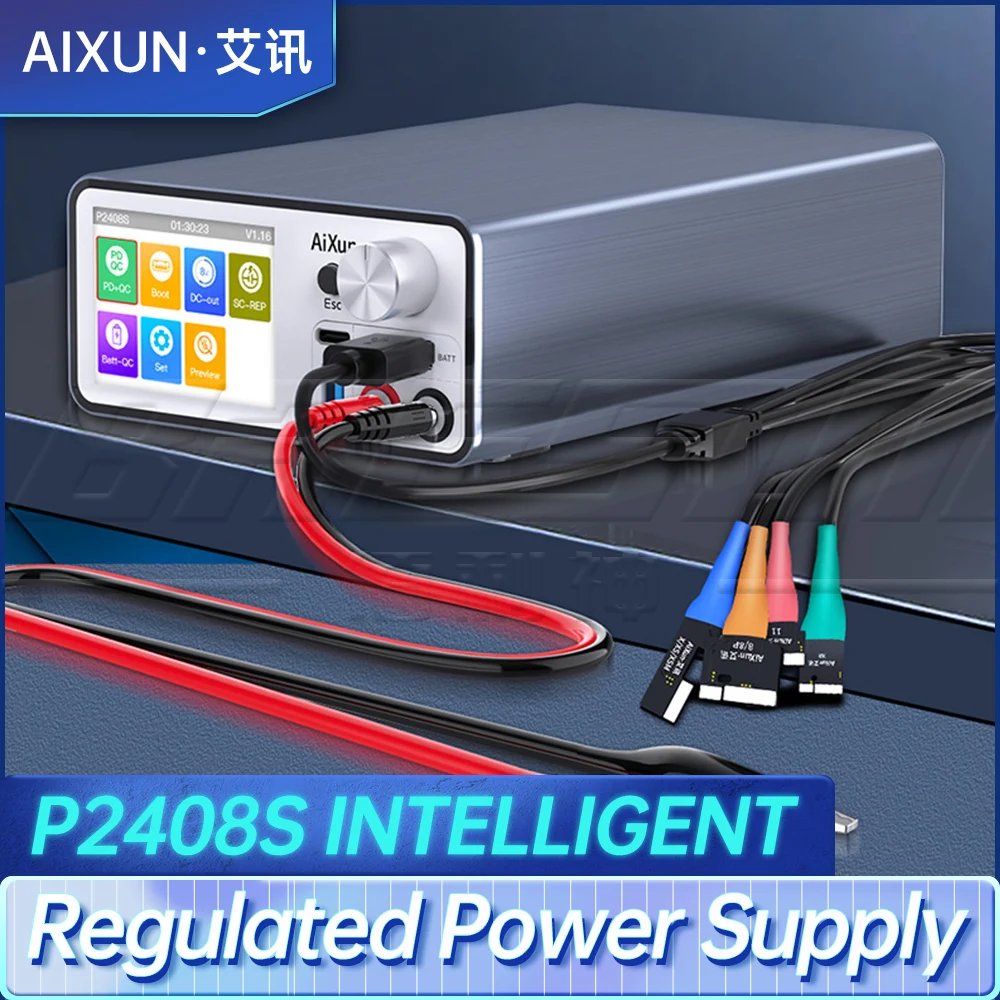 Плата плата JC Aixun P2408S, умный регулятор напряжения, источник питания, быстрый заряд, тест-кабель, инструменты для проверки короткого замыкани...
Плата плата JC Aixun P2408S, умный регулятор напряжения, источник питания, быстрый заряд, тест-кабель, инструменты для проверки короткого замыкани...