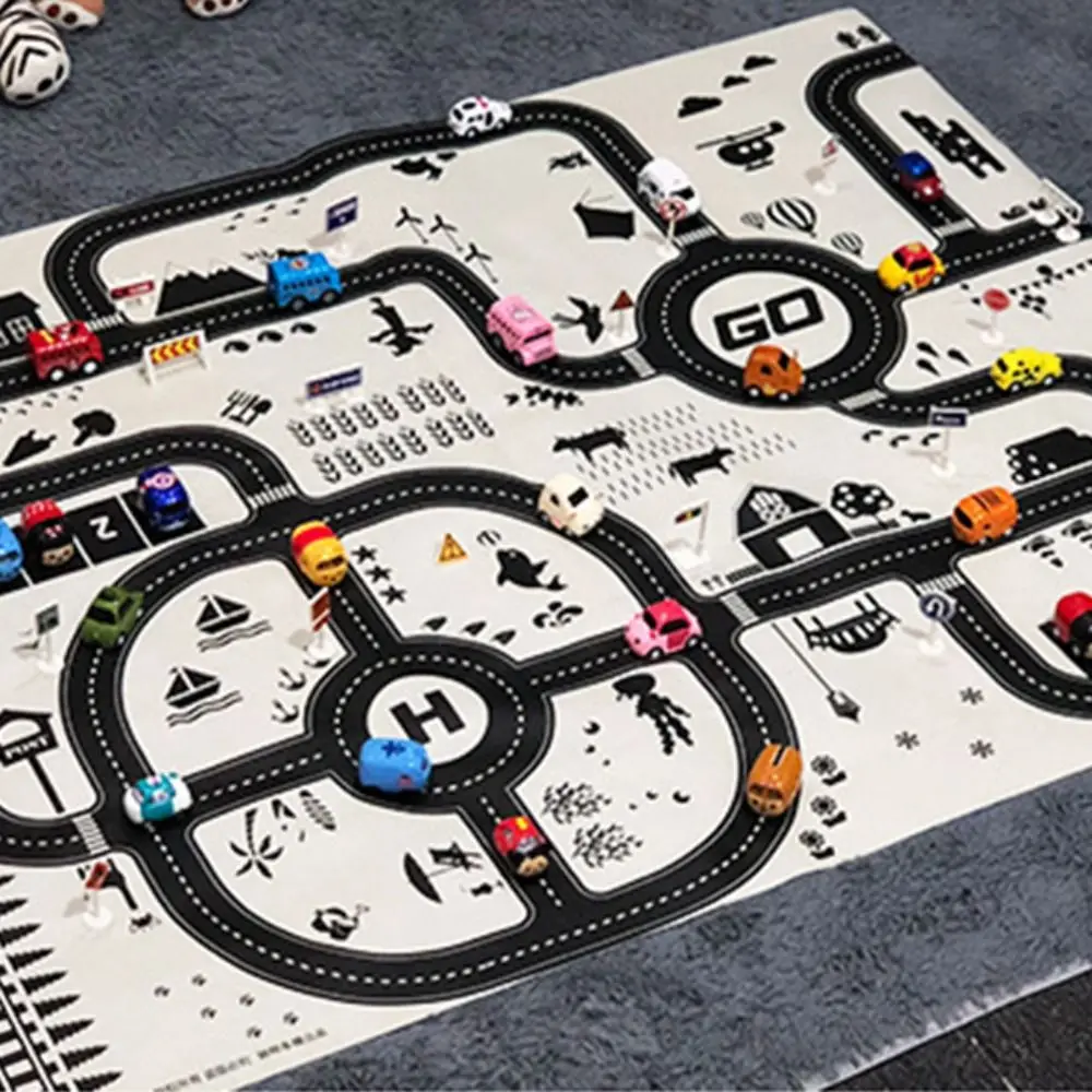 Children Gift Road Mat Kids Toys Climbing Toys Road Carpet Playmat City Parking Lot Roadmap DIY Traffic Road Signs 
Children Gift Road Mat Kids Toys Climbing Toys Road Carpet Playmat City Parking Lot Roadmap DIY Traffic Road Signs