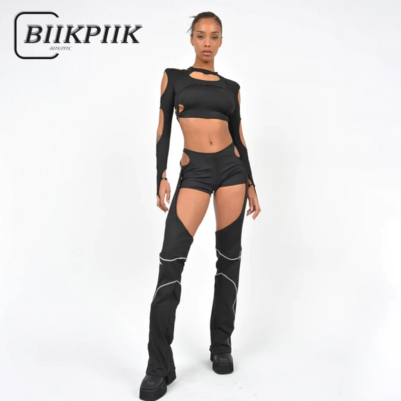 Комплект из 2 предметов BIIKPIIK, сексуальный однотонный костюм в стиле панк с укороченным рукавом и брюками-стрейками, модная универсальная ул...
Комплект из 2 предметов BIIKPIIK, сексуальный однотонный костюм в стиле панк с укороченным рукавом и брюками-стрейками, модная универсальная ул...