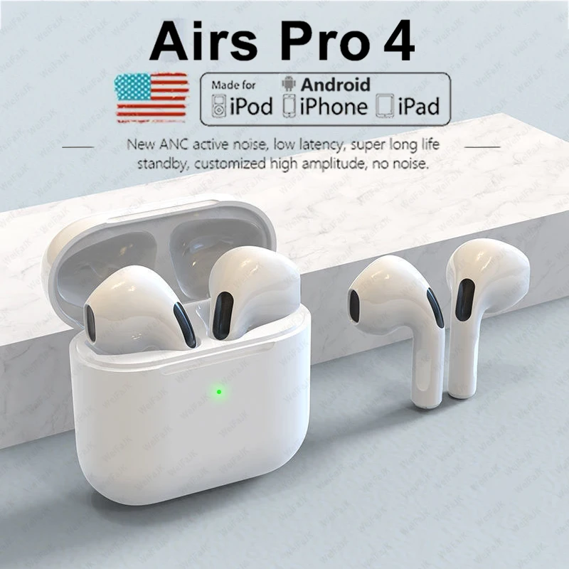 Оригинальный Apple AirPods Pro 4 наушники-вкладыши TWS беспроводной Bluetooth 5,0 Наушники Mini Air стручки наушники Игровые Handfree гарнитуры для Xiaomi Apple iPhone аир...
Оригинальный Apple AirPods Pro 4 наушники-вкладыши TWS беспроводной Bluetooth 5,0 Наушники Mini Air стручки наушники Игровые Handfree гарнитуры для Xiaomi Apple iPhone аир...