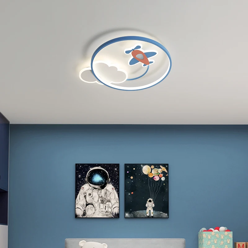 

Светодиодная потолочная лампа для детской комнаты, современный минималистичный креативный светильник в стиле принцессы для мальчиков и девочек, лампа в скандинавском стиле для спальни