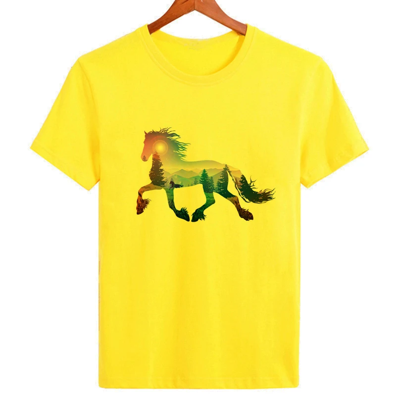 Creative Horse Good Luck and Hope T-shirt Short Sleeve Tee Oversized Shirt Summer Cool Clothing t shirt for Men B0128 
Creative Horse Good Luck and Hope T-shirt Short Sleeve Tee Oversized Shirt Summer Cool Clothing t shirt for Men B0128