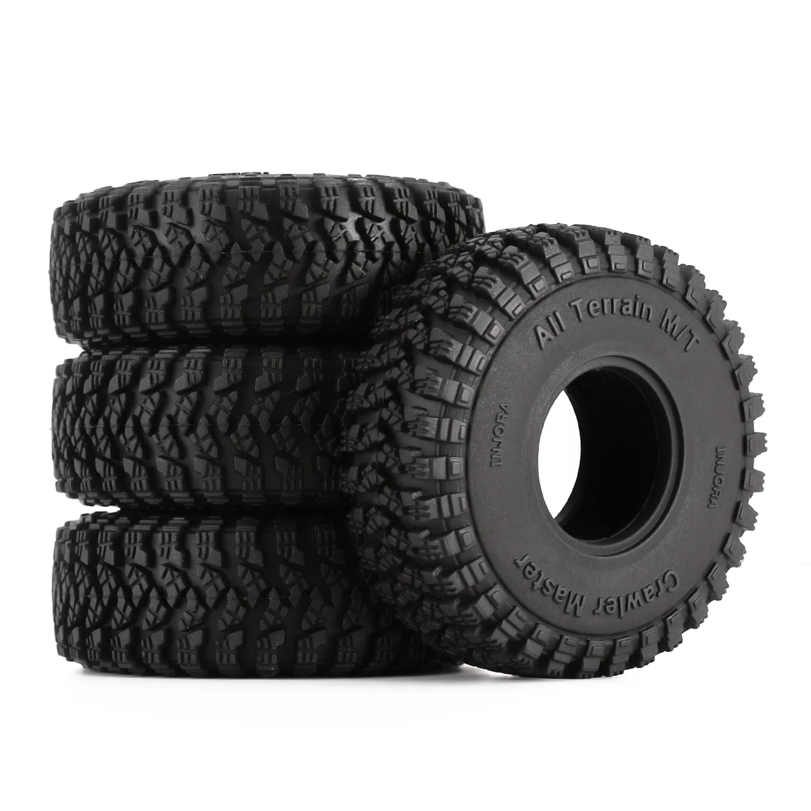 1.0inch RC Wheel Tires All Terrain 58*20mm for 1/24 Crawler Car Axial SCX24 C10 Deadbolt JLU Gladiator Bronco (T1008)
1.0inch RC Wheel Tires All Terrain 58*20mm for 1/24 Crawler Car Axial SCX24 C10 Deadbolt JLU Gladiator Bronco (T1008)
