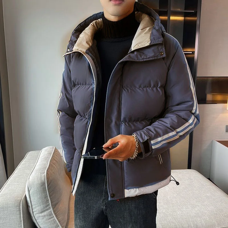 

Men Golf Wear 2023 Winter New High Quality Fashion Casual Thickened Down Cotton Jacket Korean Reviews Many Clothes Windbreaker