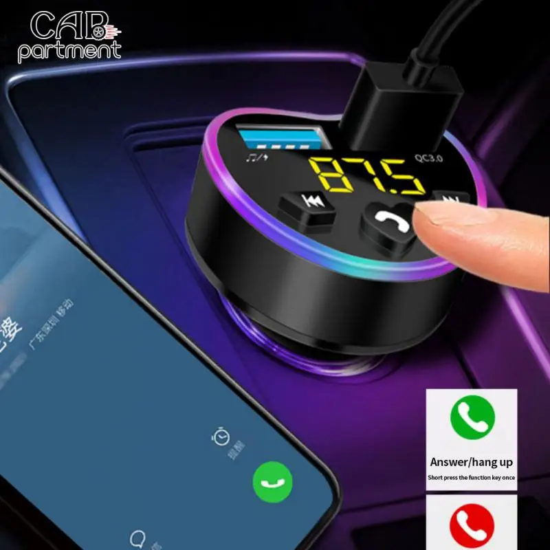 Portable Car Mp3 Bluetooth Player 3.1a Multifunctional Handsfree Speaker With Digital Display Car Accessories Fm Transmitter
Portable Car Mp3 Bluetooth Player 3.1a Multifunctional Handsfree Speaker With Digital Display Car Accessories Fm Transmitter
