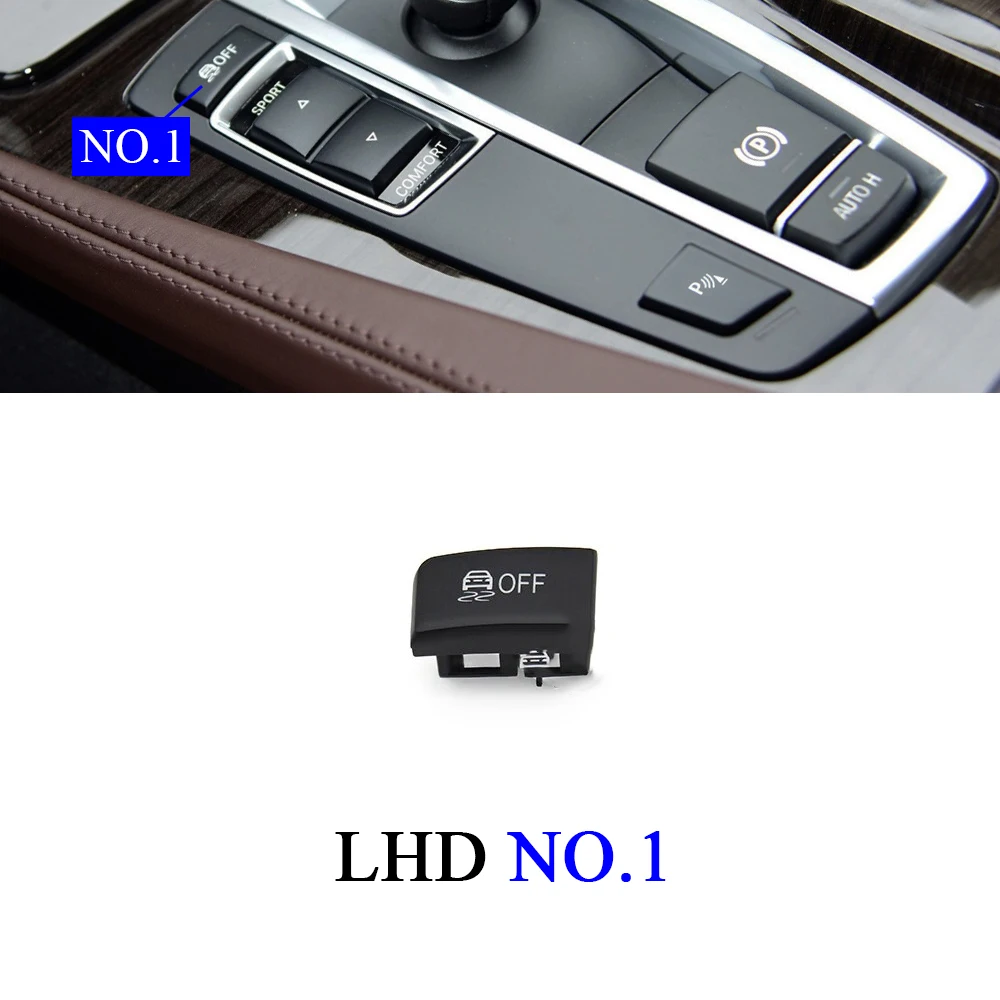 Для BMW 5 6 X3 X4 серии F10 F11 F06 F12 F25 F26 автомобильная консоль противоскользящий переключатель спортивные кнопки радарный датчик крышка кнопки 61319267890