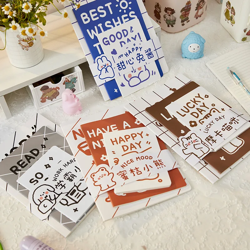 3Pcs A6 A5 B5 Cute Notepad Journal Diary Personal Planner Decor Manual Account Notebooks Stationery Office School Supplies
3Pcs A6 A5 B5 Cute Notepad Journal Diary Personal Planner Decor Manual Account Notebooks Stationery Office School Supplies