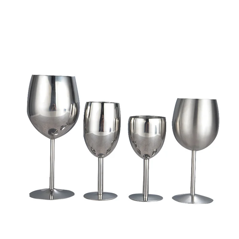 1pcs Stainless Steel Wine Glasses All-steel Goblet Metal Wine Glas Wineglass Bar Champagne Cocktail Drinking Cup Party Supplies
1pcs Stainless Steel Wine Glasses All-steel Goblet Metal Wine Glas Wineglass Bar Champagne Cocktail Drinking Cup Party Supplies
