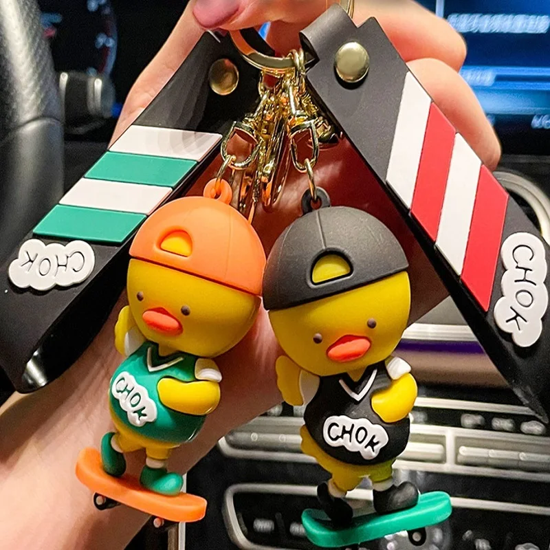 Net red creative cartoon skateboard duck key chain pendant glue dropping doll cute bag pendant small gift
Net red creative cartoon skateboard duck key chain pendant glue dropping doll cute bag pendant small gift