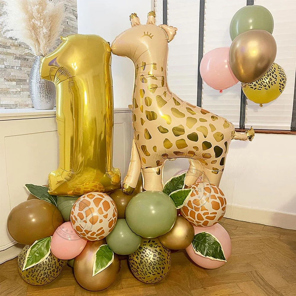 35pcs Giraffe Cartoon Animal Birthday Balloon Set 32inch Gold 0-9 Digital Balloon Children Birthday Party Decoration Baby Shower
35pcs Giraffe Cartoon Animal Birthday Balloon Set 32inch Gold 0-9 Digital Balloon Children Birthday Party Decoration Baby Shower