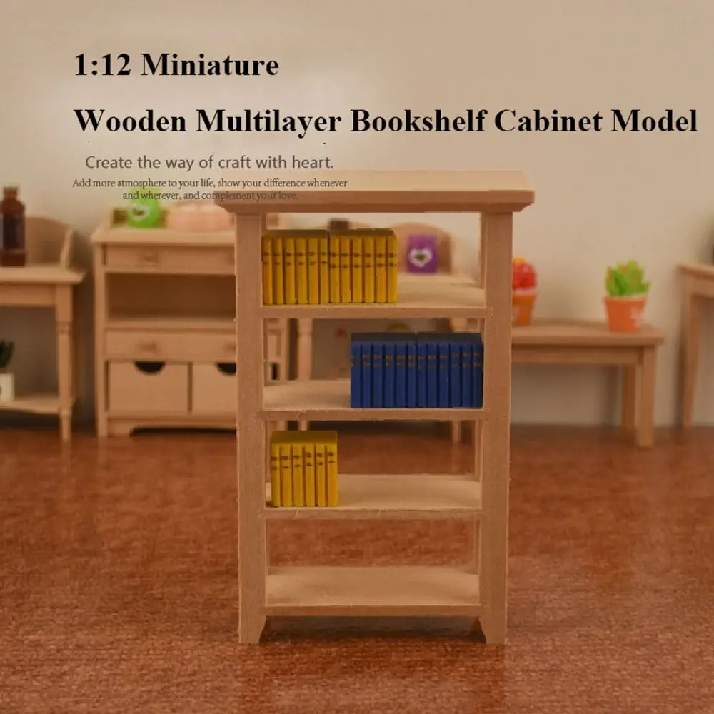 

Игрушки, миниатюрная многослойная книжная полка, зеркальный книжный шкаф, мебель, имитация кукольной мебели