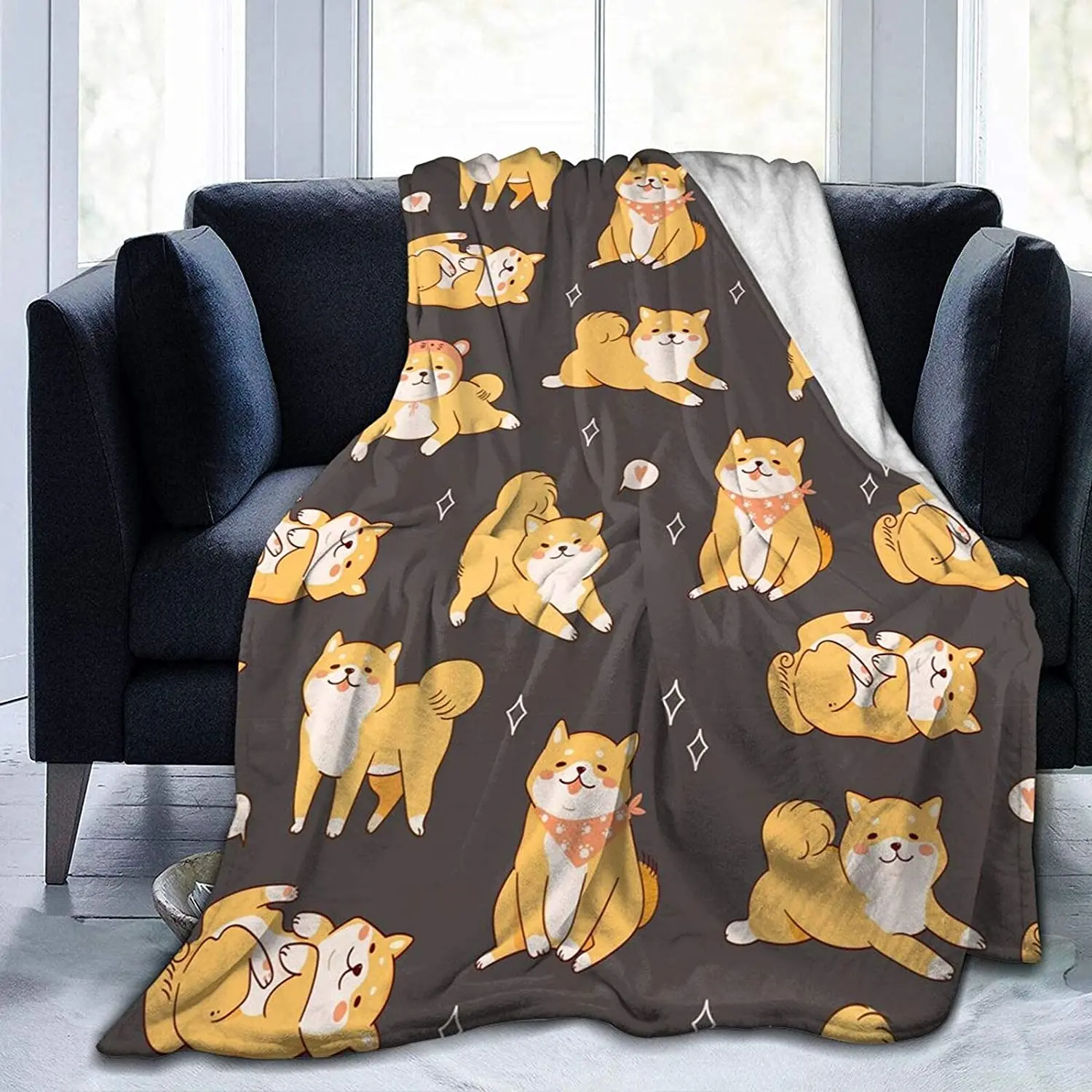 Janpanese Dogs Shiba Inu Soft Throw Blanket Warm Flannel Fleece Blanket for Couch Bed Sofa Travel Camping for Kids Adults
Janpanese Dogs Shiba Inu Soft Throw Blanket Warm Flannel Fleece Blanket for Couch Bed Sofa Travel Camping for Kids Adults