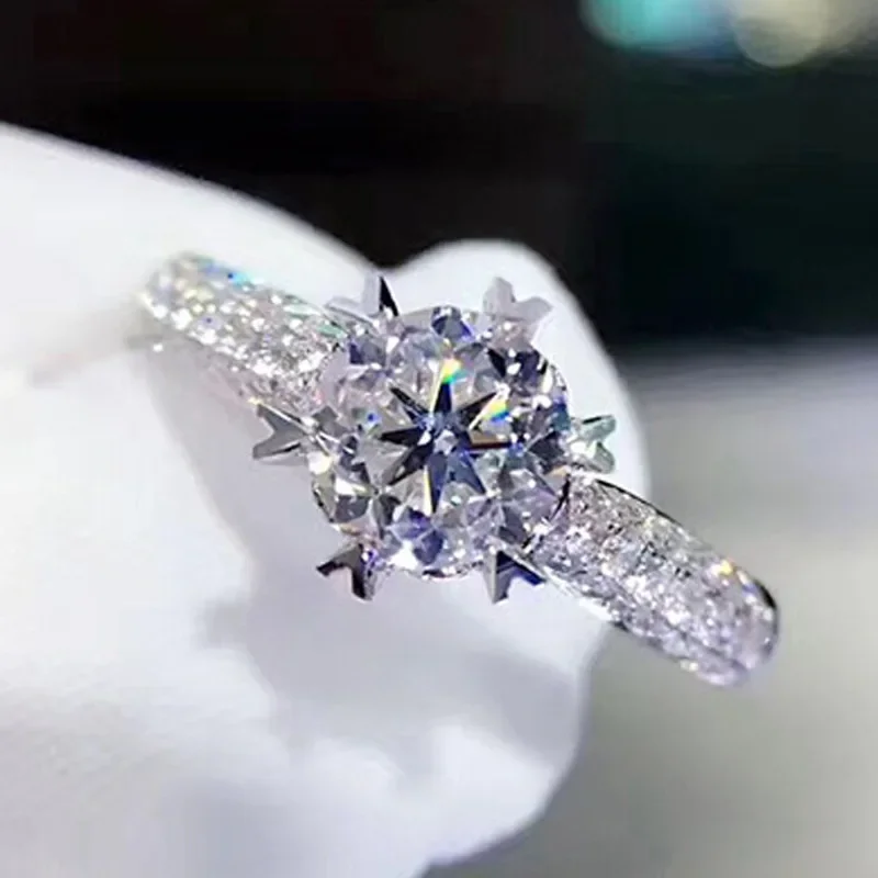 DIWENFU 925 Sliver real VS1 Diamond Ring for Women 1 Carat Dainty Cirle Anillos De Bizuteria Gemstone 925 Jewelry Ring Box
DIWENFU 925 Sliver real VS1 Diamond Ring for Women 1 Carat Dainty Cirle Anillos De Bizuteria Gemstone 925 Jewelry Ring Box