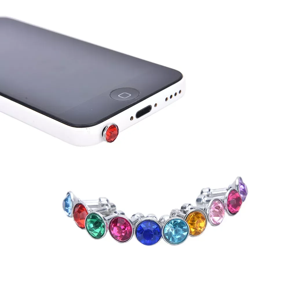 10pcs Bling Universal 3.5mm Cell Phone Earphone Plug For iPhone 6 5s/Samsung/HTC/Sony Dust Plug Headphone Jack Stopper
10pcs Bling Universal 3.5mm Cell Phone Earphone Plug For iPhone 6 5s/Samsung/HTC/Sony Dust Plug Headphone Jack Stopper