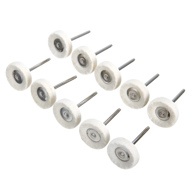 Mayitr 10Pcs 25mm Rotary Wool Felt Polishing Buffing Drill Grinder Wheel Grinder Brushes for Rotary Tool Accessories 3MM Shank
Mayitr 10Pcs 25mm Rotary Wool Felt Polishing Buffing Drill Grinder Wheel Grinder Brushes for Rotary Tool Accessories 3MM Shank