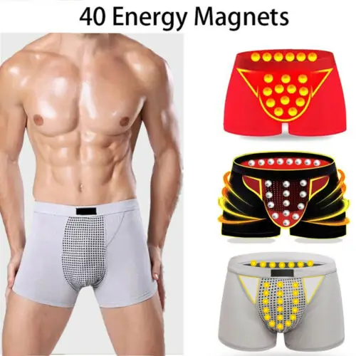 Men's Breathable Soft Boxers Briefs Sexy Low Waist Magnetic Therapy Underwear Bottoms Shorts Bulge Pouch Underpants
Men's Breathable Soft Boxers Briefs Sexy Low Waist Magnetic Therapy Underwear Bottoms Shorts Bulge Pouch Underpants
