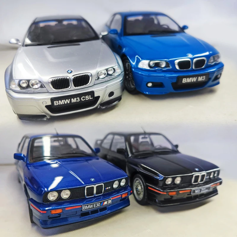 Diecast 1/18 Scale BMW M3 Mode Car E30 E36 E46 E90 E92 Alloy Car Model Classic Collectible Static Display Toy for Boys Gift 
Diecast 1/18 Scale BMW M3 Mode Car E30 E36 E46 E90 E92 Alloy Car Model Classic Collectible Static Display Toy for Boys Gift
