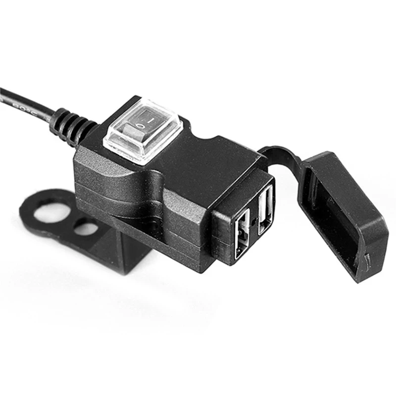 12V-24V Dual USB Motorbike Motorcycle Handlebar Charger Adapter Waterproof Power Supply Socket for iPhone Xiaomi GPS MP4
12V-24V Dual USB Motorbike Motorcycle Handlebar Charger Adapter Waterproof Power Supply Socket for iPhone Xiaomi GPS MP4