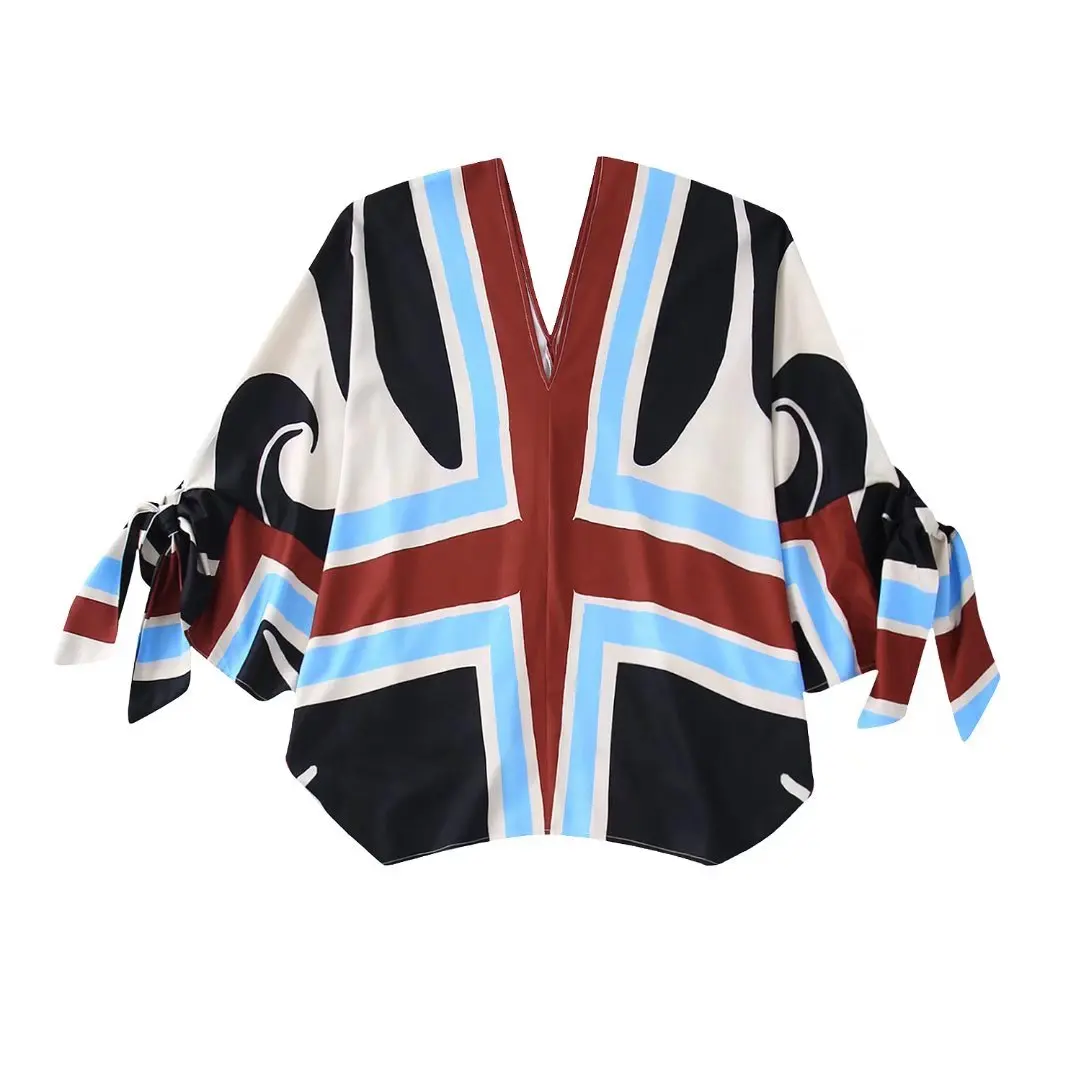 2022 Women Fashion Asymmetric Soft Touch Shirts Vintage Bowknot Printing Long Sleeve Button-up Female Shirts Chic Tops
2022 Women Fashion Asymmetric Soft Touch Shirts Vintage Bowknot Printing Long Sleeve Button-up Female Shirts Chic Tops