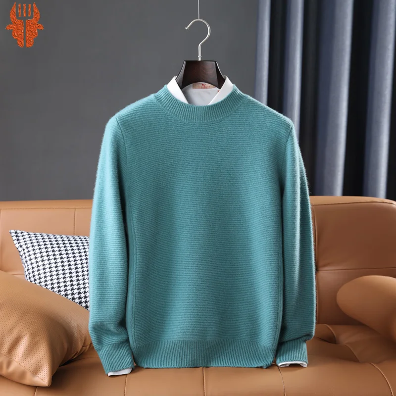 Hot Sale 100% Australian Wool Knitting Sweaters Men Winter Oneck Thick Warm Pullovers New Arrival Long Sleeve Knitwears
Hot Sale 100% Australian Wool Knitting Sweaters Men Winter Oneck Thick Warm Pullovers New Arrival Long Sleeve Knitwears