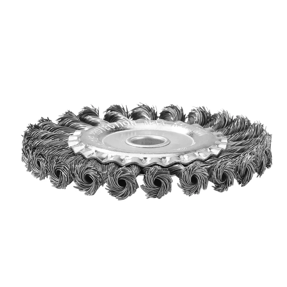 Steel Wire Trimmer Head Grass Eater Brushcutter Wheel Removal Lawnmower Tool For Deburring Dust Removal Oxide Removal Cleaning
Steel Wire Trimmer Head Grass Eater Brushcutter Wheel Removal Lawnmower Tool For Deburring Dust Removal Oxide Removal Cleaning