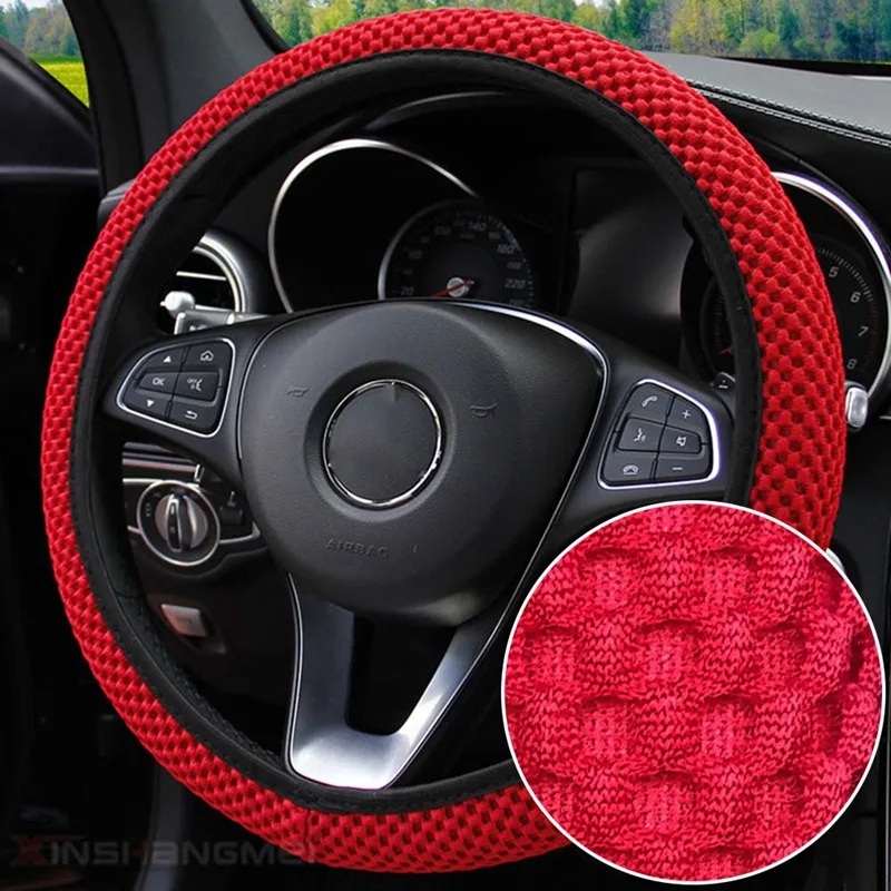 1Pcs Ice Silk Steering Wheel Cover Universal for 38CM Wear-resistant Anti-slip Car Accessories No Inner Ring
1Pcs Ice Silk Steering Wheel Cover Universal for 38CM Wear-resistant Anti-slip Car Accessories No Inner Ring