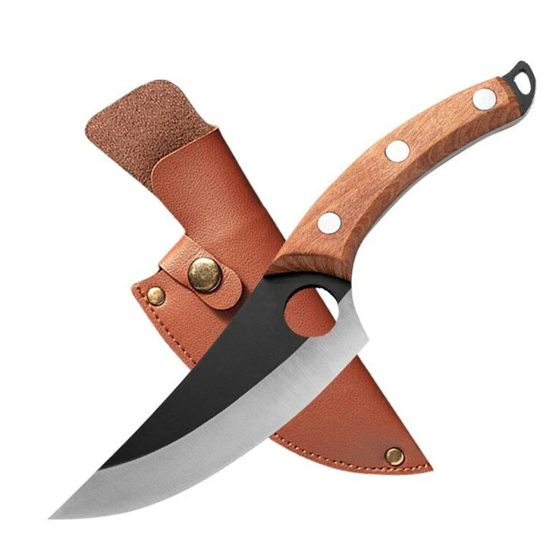 Forged Boning Knife Outdoor Hunting Cleaver Stainless Steel Kitchen Knives for Meat Fruit Vegetables Professional Cooking Tools
Forged Boning Knife Outdoor Hunting Cleaver Stainless Steel Kitchen Knives for Meat Fruit Vegetables Professional Cooking Tools