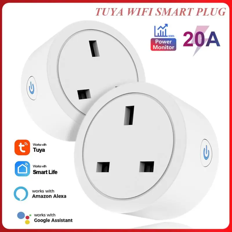 TUYA WIFI Smart Home 20A UK Smart Plug With Power Monitor Remote Control Work With Smartlife App Support Alexa Google Assistant
TUYA WIFI Smart Home 20A UK Smart Plug With Power Monitor Remote Control Work With Smartlife App Support Alexa Google Assistant