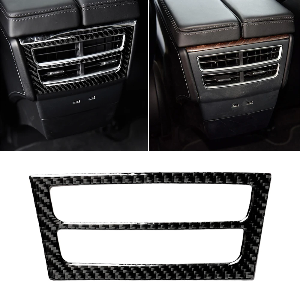 For Tesla Model X Car Rear Air Outlet Panel Real Carbon Fiber Decoration Sticker Back Air Conditioner Vent Trim Accessories New
For Tesla Model X Car Rear Air Outlet Panel Real Carbon Fiber Decoration Sticker Back Air Conditioner Vent Trim Accessories New