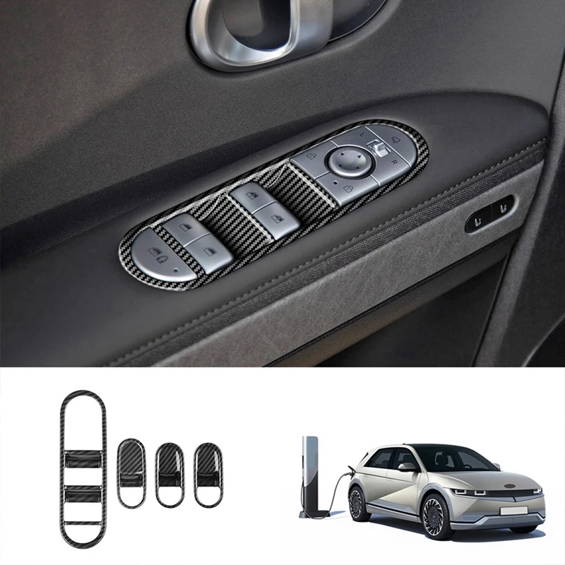 Car Carbon Fiber Window Glass Lift Button Switch Cover Trim Door Armrest Panel for Hyundai Aini Krypton 5 IONIQ 2022+ A
Car Carbon Fiber Window Glass Lift Button Switch Cover Trim Door Armrest Panel for Hyundai Aini Krypton 5 IONIQ 2022+ A