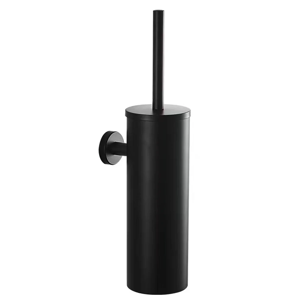 Black/Chrome Fashion Toilet Cleaning Brush Holder Sets Wall Mount Stainless Steel Bathroom Accessories WC Hardware
Black/Chrome Fashion Toilet Cleaning Brush Holder Sets Wall Mount Stainless Steel Bathroom Accessories WC Hardware