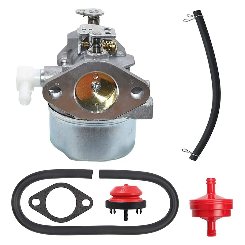 Engine Carburetor With Fuel Line Gasket For Tecumseh TVM220-157287H TVM220-157288H TVM220-157302L 640054 640297
Engine Carburetor With Fuel Line Gasket For Tecumseh TVM220-157287H TVM220-157288H TVM220-157302L 640054 640297
