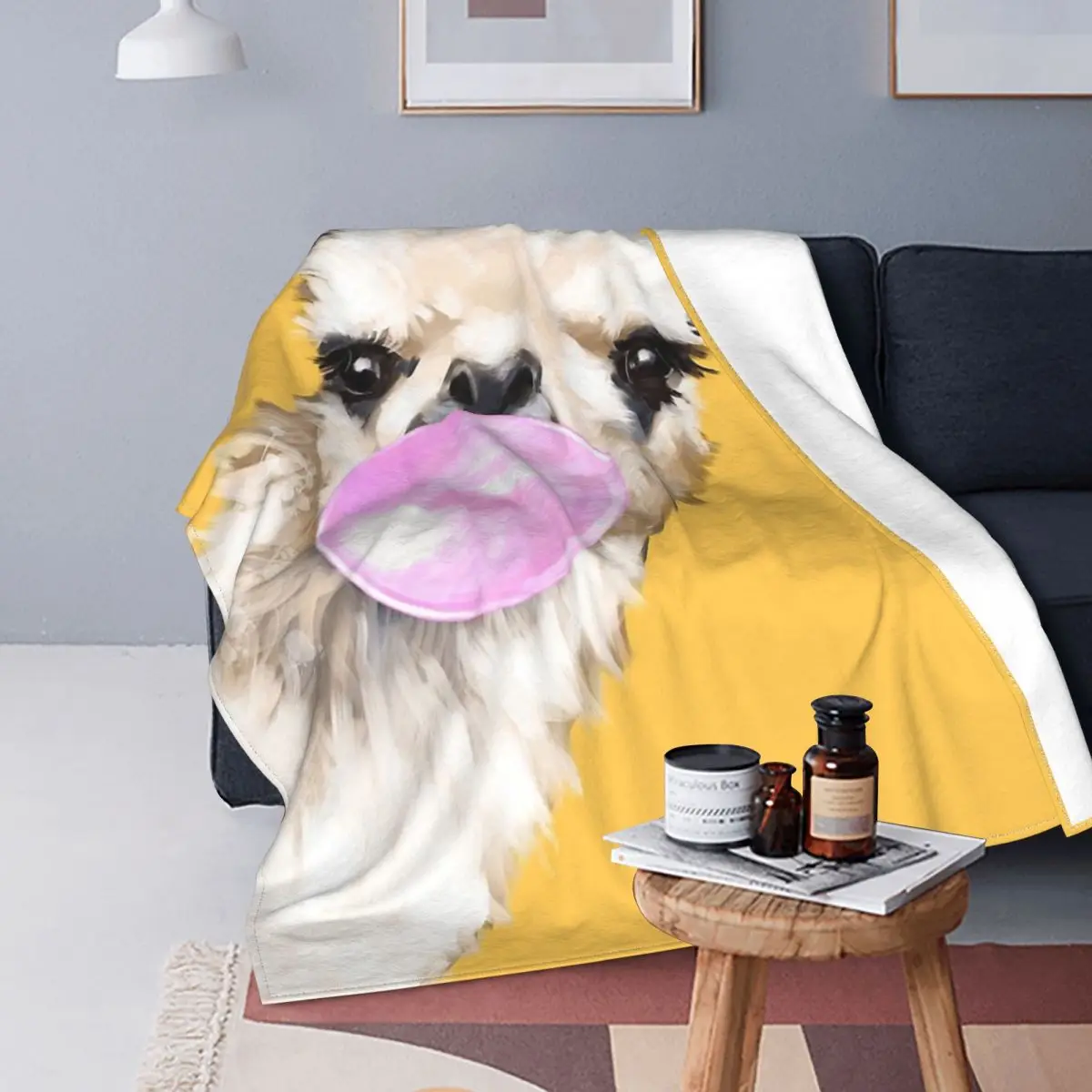 Alpaca Pattern Wool Blanket Cute Cartoon Animal Blanket Sofa Flannel Light Quilt
Alpaca Pattern Wool Blanket Cute Cartoon Animal Blanket Sofa Flannel Light Quilt