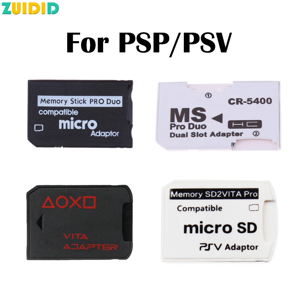ZUIDID 1PCS Memory Card Adapter Micro SD TF Flash Card to Memory Stick MS Pro Duo For PSP PSV Card Single / Dual 2 Slot Adapter
ZUIDID 1PCS Memory Card Adapter Micro SD TF Flash Card to Memory Stick MS Pro Duo For PSP PSV Card Single / Dual 2 Slot Adapter