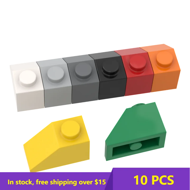 10PCS Bricks Slope 3040 2x1 High-tech Changeover Catch for Building Blocks Parts Classic Brand Kids DIY Educational Parts Toys
10PCS Bricks Slope 3040 2x1 High-tech Changeover Catch for Building Blocks Parts Classic Brand Kids DIY Educational Parts Toys