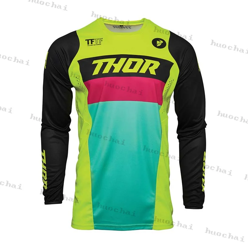 THOR Men's Downhill Jersey DH Motocross Long Sleeve Sweatshirt MTB Cycling Shirt MX Mountain Bike Motorsports T Shirt
THOR Men's Downhill Jersey DH Motocross Long Sleeve Sweatshirt MTB Cycling Shirt MX Mountain Bike Motorsports T Shirt