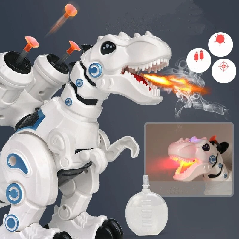 Large Spray Mechanical Dinosaurs Toy Launching missiles Cartoon Electronic Walking Animal Model Tyrannosaurus Rex Robot Kids Toy
Large Spray Mechanical Dinosaurs Toy Launching missiles Cartoon Electronic Walking Animal Model Tyrannosaurus Rex Robot Kids Toy