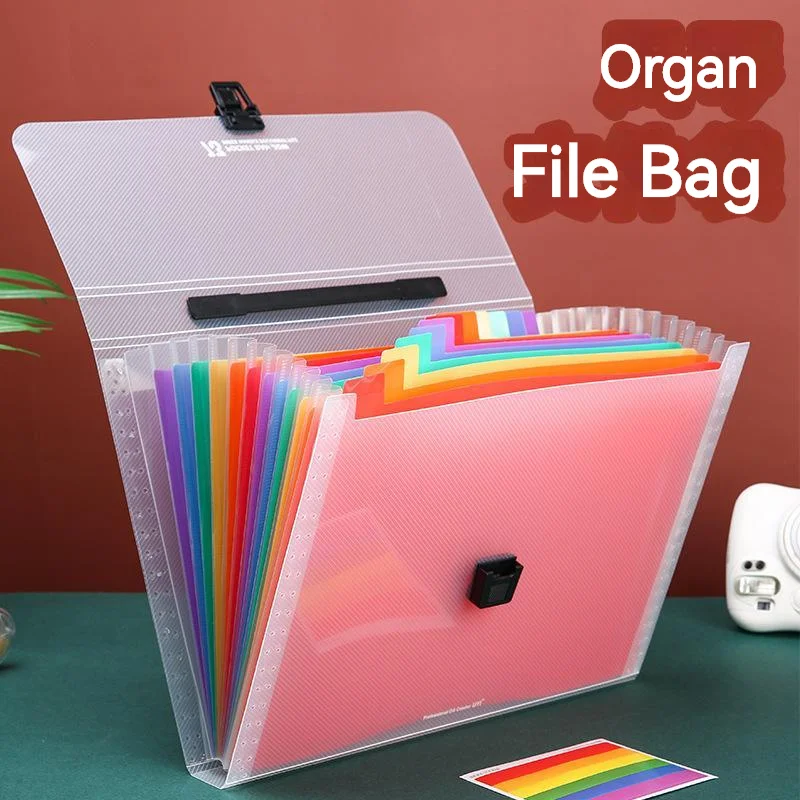 A6 Plastic Portable File Folders 13 Layers Thicken Extension Document Bill Bag Receipt Sorting Organizer Storage Office Supplies
A6 Plastic Portable File Folders 13 Layers Thicken Extension Document Bill Bag Receipt Sorting Organizer Storage Office Supplies