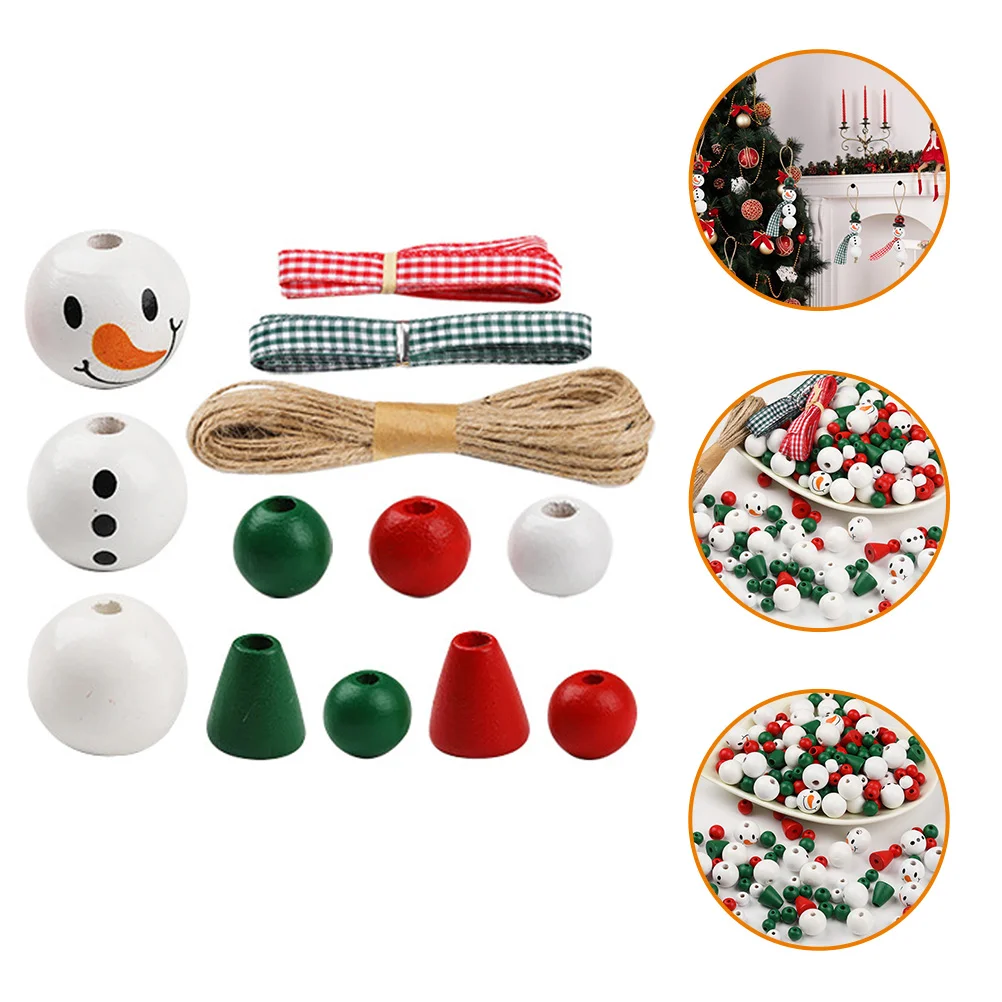 Crafts Making Bead DIY Wooden Beads Decor Christmas Garland Charms Necklace Snowman
Crafts Making Bead DIY Wooden Beads Decor Christmas Garland Charms Necklace Snowman
