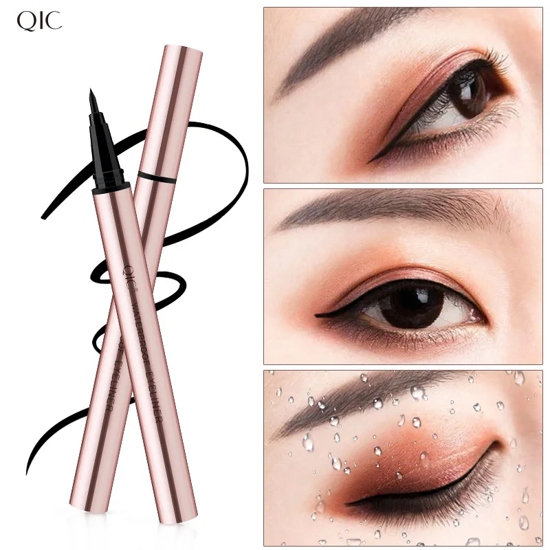 QIC 24 Hours Lasting Eyeliner Liquid Black Color Waterproof Eye Liner Pencil Smudge-Proof Cosmetics Long-Lasting Makeup Pen Tool
QIC 24 Hours Lasting Eyeliner Liquid Black Color Waterproof Eye Liner Pencil Smudge-Proof Cosmetics Long-Lasting Makeup Pen Tool
