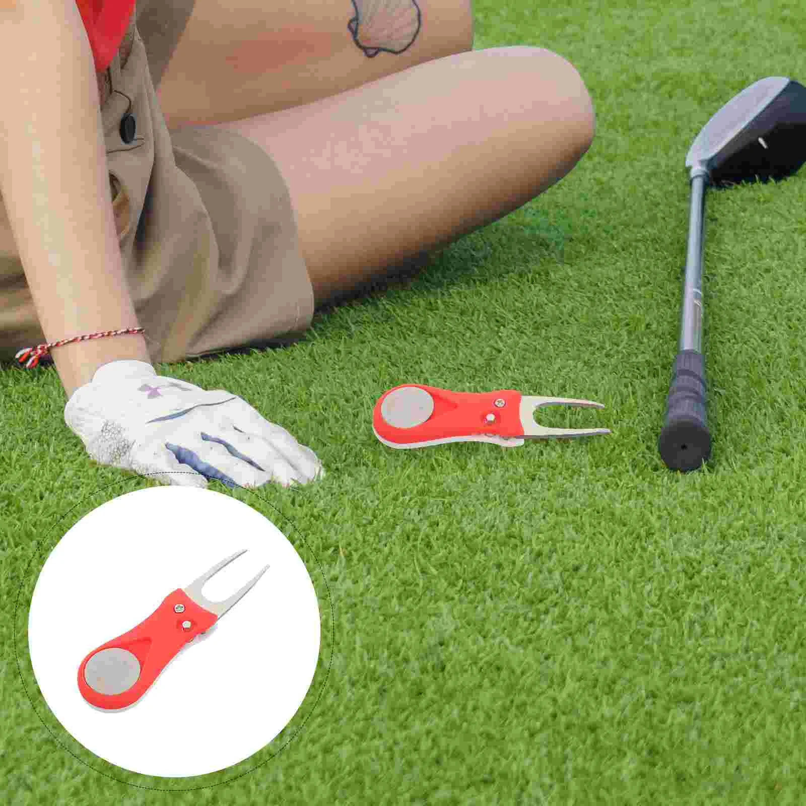 Golf Accessories Divot Fork Golfing Golfs Marker Repair Tool Repairing Portable Plastic Compact Ball
Golf Accessories Divot Fork Golfing Golfs Marker Repair Tool Repairing Portable Plastic Compact Ball
