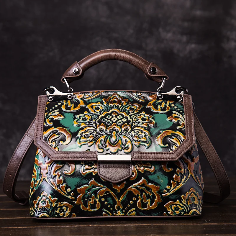 High Quality Women Handbag Genuine Leather Cross Body Bag Embossed Vintage Real Cowhide Female Messenger Shoulder Tote Bag
High Quality Women Handbag Genuine Leather Cross Body Bag Embossed Vintage Real Cowhide Female Messenger Shoulder Tote Bag