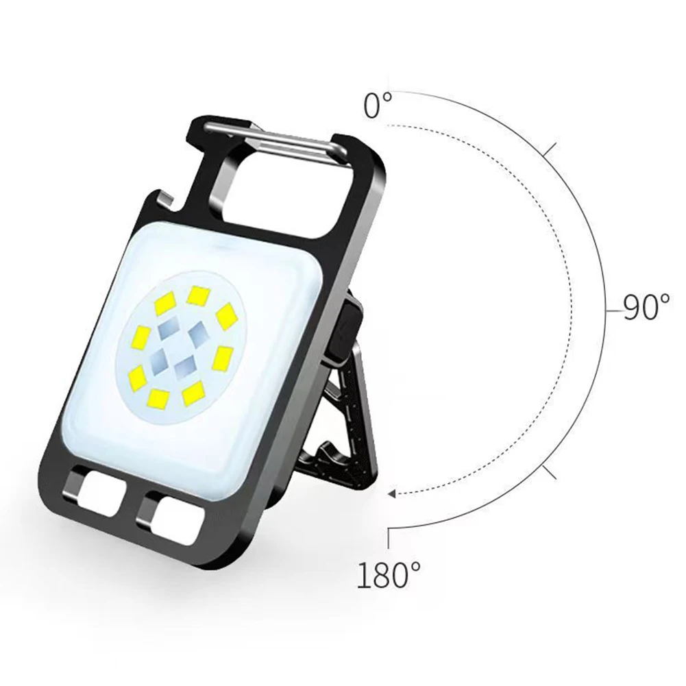 Keychain Light Work Lamp LED Rechargeable USB Type-C Charging 4 Lighting Modes 800mAh Battery Aluminum Alloy + PC
Keychain Light Work Lamp LED Rechargeable USB Type-C Charging 4 Lighting Modes 800mAh Battery Aluminum Alloy + PC
