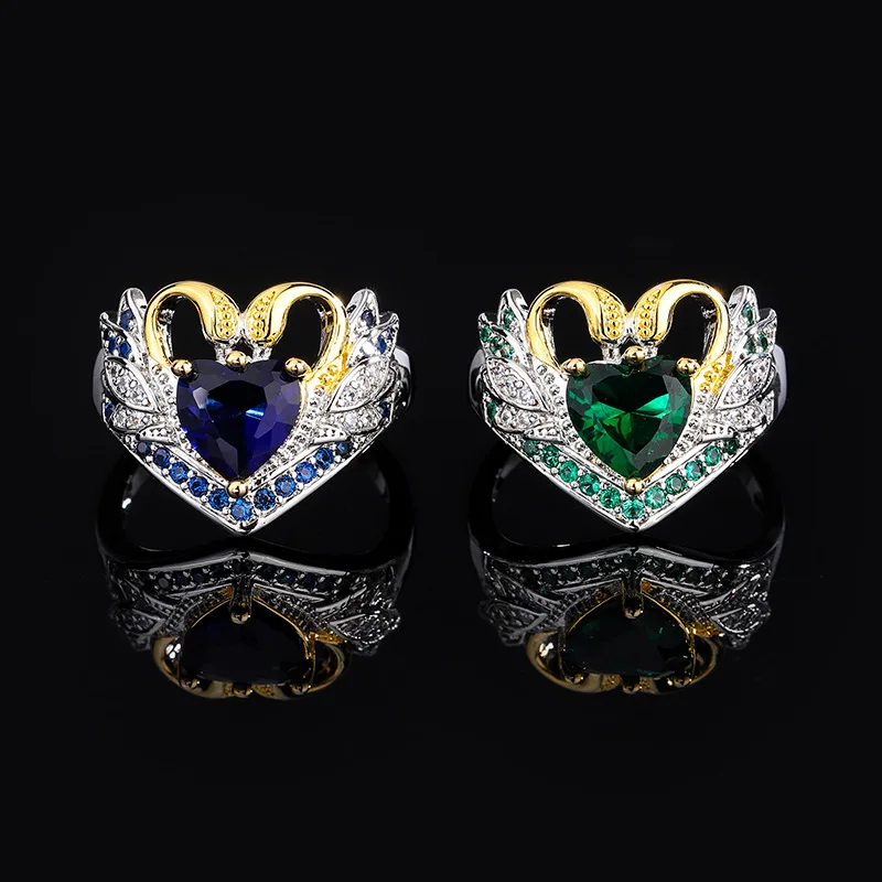 JitDoo Crystal Swan Men Women Ring Temperament Classic Vintage Dinner party Gem ring Love Gift Jewelry Wholesale
JitDoo Crystal Swan Men Women Ring Temperament Classic Vintage Dinner party Gem ring Love Gift Jewelry Wholesale