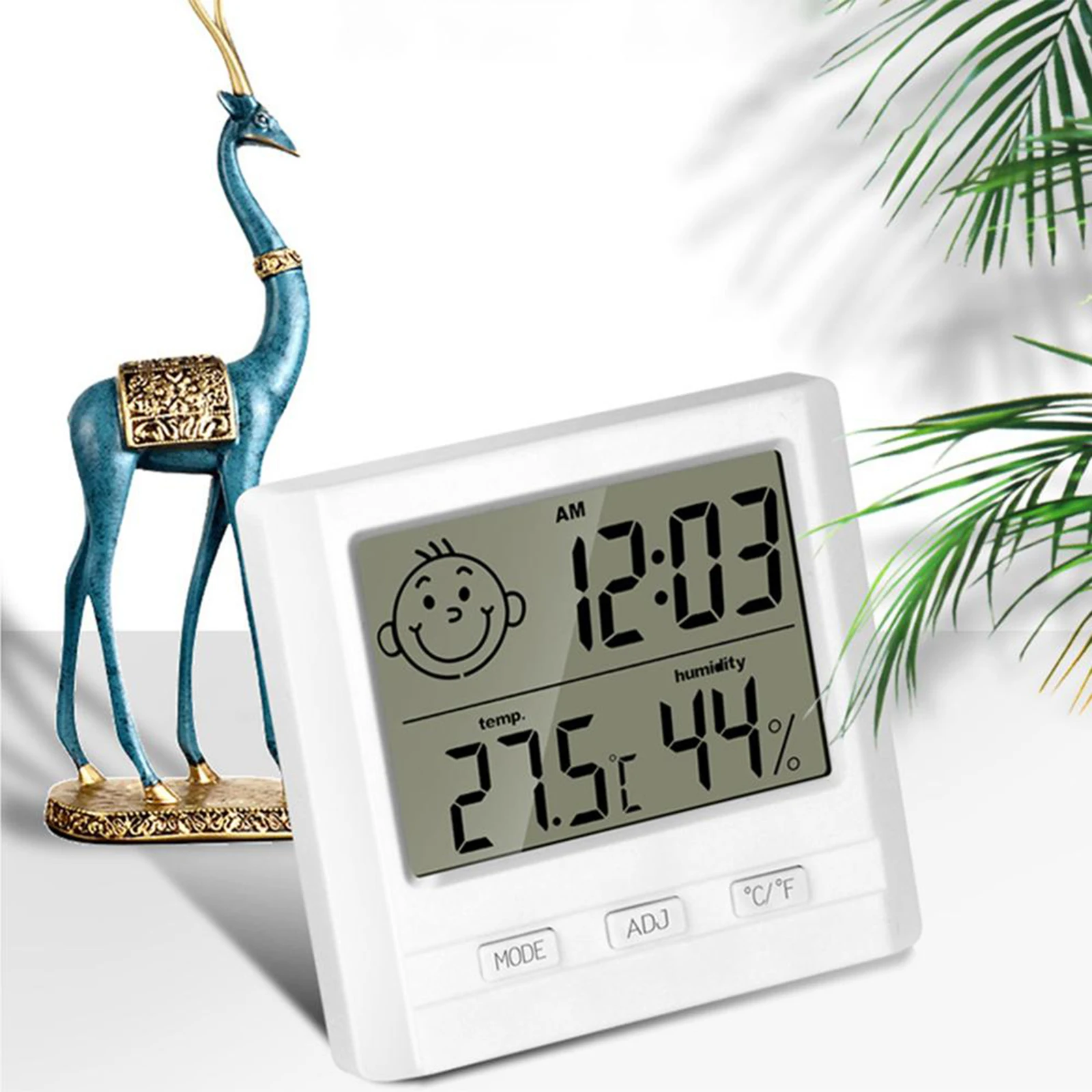 English Style Electronic Digital Display Temperature Humidity Meter For Children Room Indoor Household Thermometer
English Style Electronic Digital Display Temperature Humidity Meter For Children Room Indoor Household Thermometer