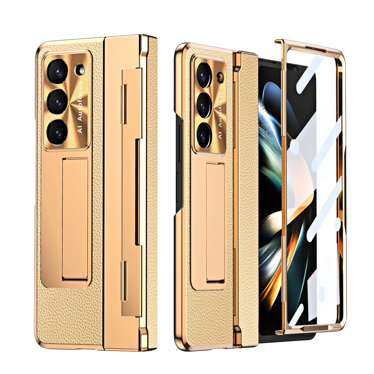 360 полноразмерный кожаный чехол с петлями и покрытием для Samsung Galaxy Z, складной 5-слойный чехол 4 Fold3, защитная пленка для экрана, Жесткий Чехол
360 полноразмерный кожаный чехол с петлями и покрытием для Samsung Galaxy Z, складной 5-слойный чехол 4 Fold3, защитная пленка для экрана, Жесткий Чехол