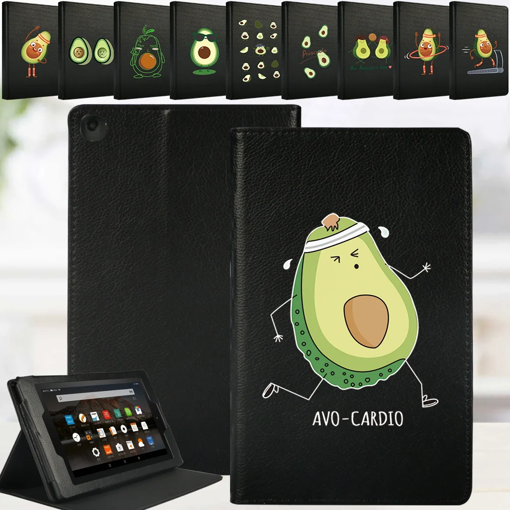 Tablet Case Fits Fire HD 8 (6th/7th/8th)/Fire 7 HD 10 (5th/7th/9th) Scratch Resistant Avocado Series Flip Stand Cover + Stylus
Tablet Case Fits Fire HD 8 (6th/7th/8th)/Fire 7 HD 10 (5th/7th/9th) Scratch Resistant Avocado Series Flip Stand Cover + Stylus